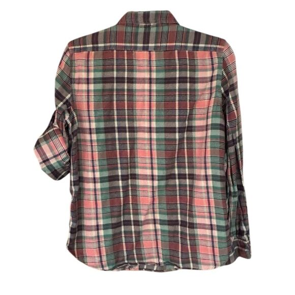 Vintage Lauren Jeans Co Ralph Lauren Plaid Button-up Shirt Women’s Size Medium - Picture 4 of 8